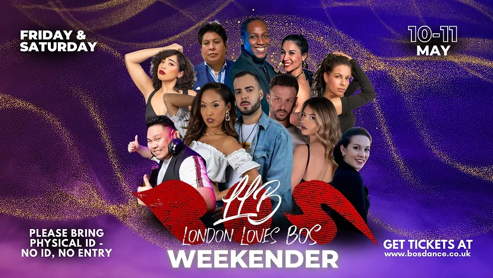 Event poster for the LLBOS May Weekender