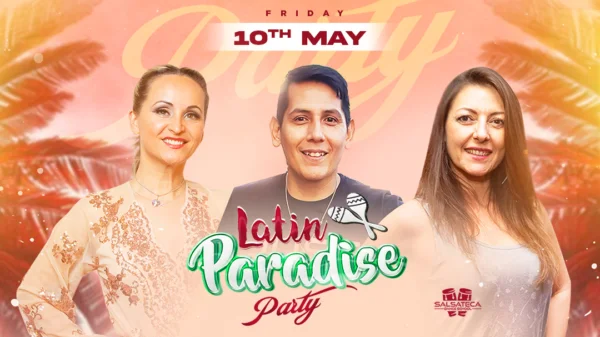 Event poster for Latin Paradise