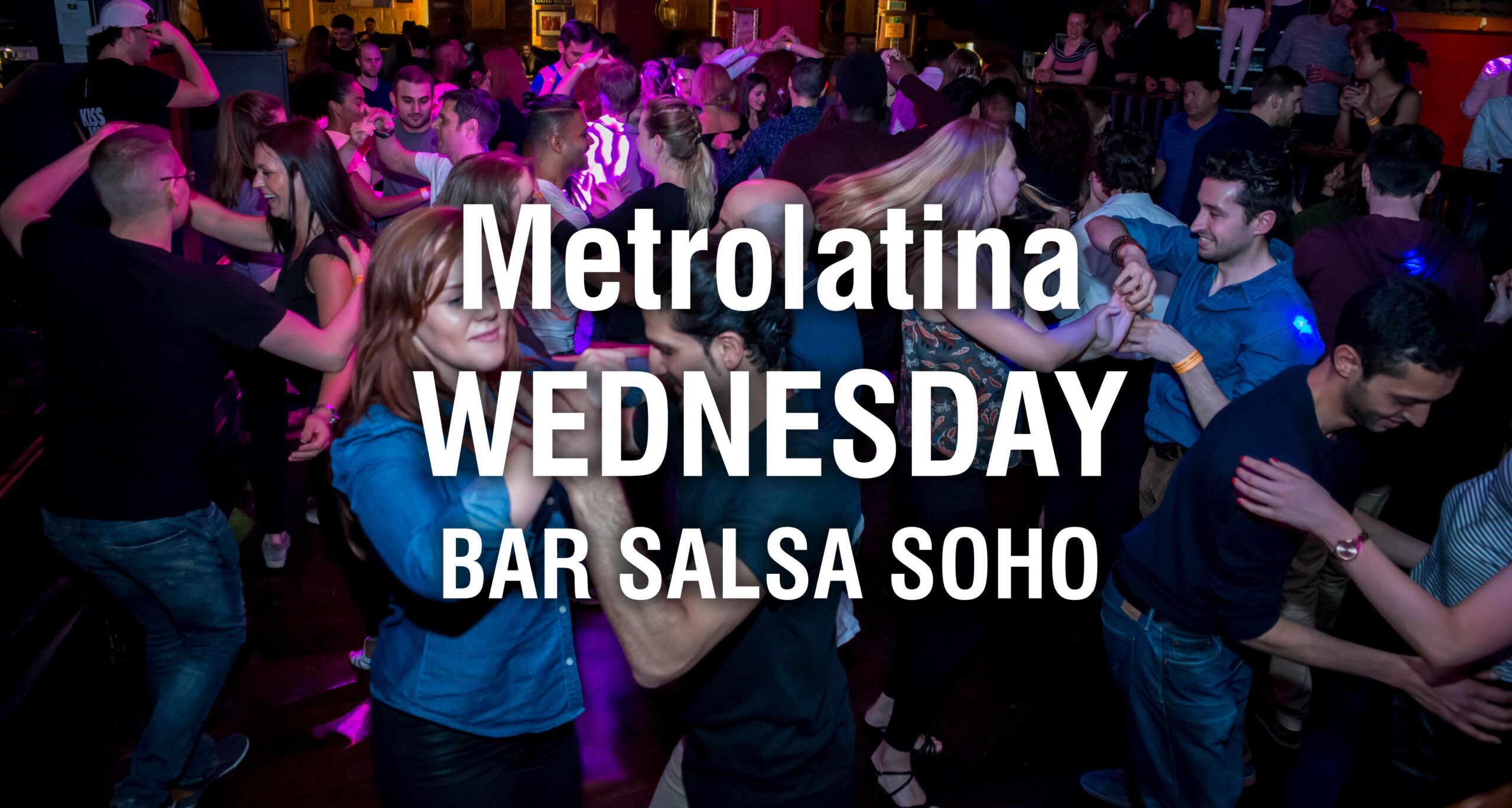 Poster graphic for Metrolatina Wednesdays
