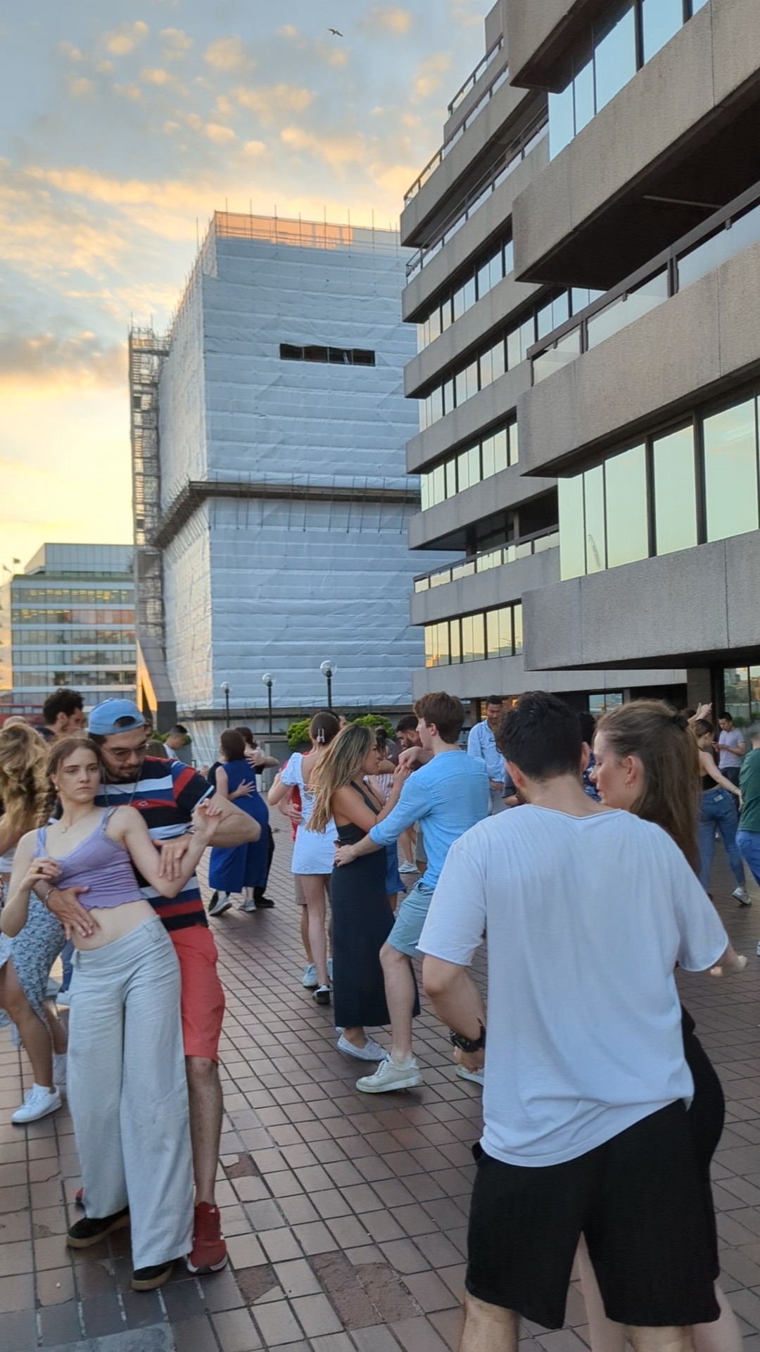 A photo of dancers at London Bridge