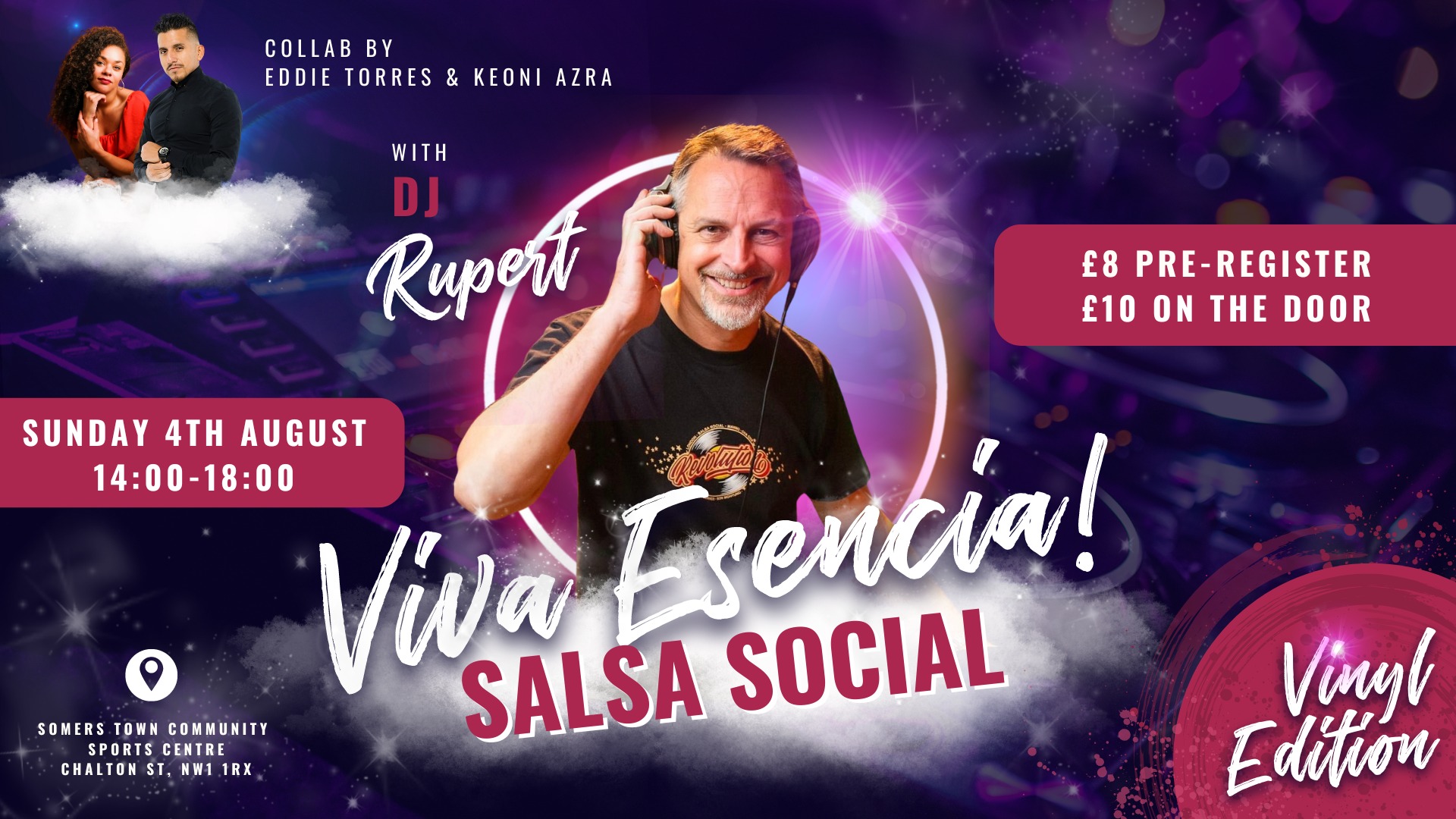Post graphic for Viva Esencia in August
