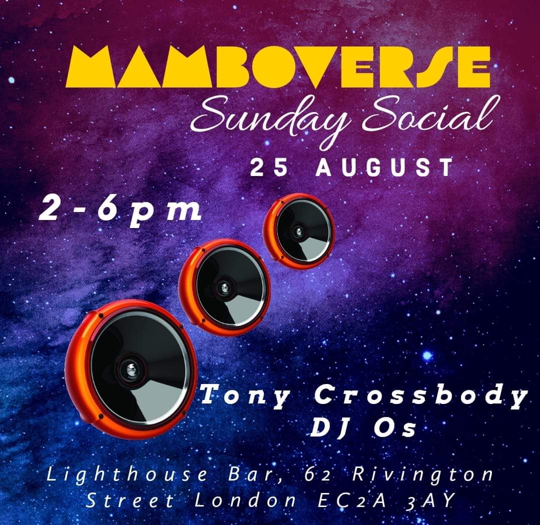 Poster graphic for Mamboverse salsa social